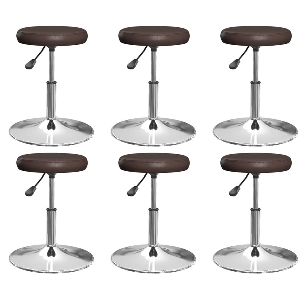 Sillas De Comedor 4 Unidades Cuero Sintético