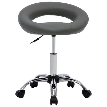 Silla De Comedor Giratoria De Cuero Sintética