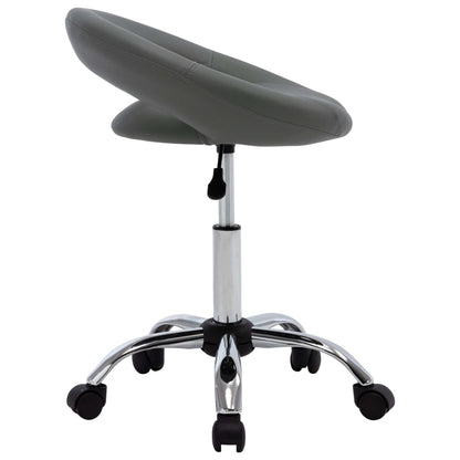 Silla De Comedor Giratoria De Cuero Sintética
