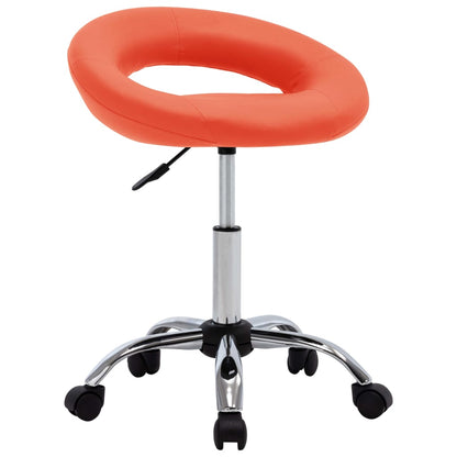 Silla De Comedor Giratoria De Cuero Sintética