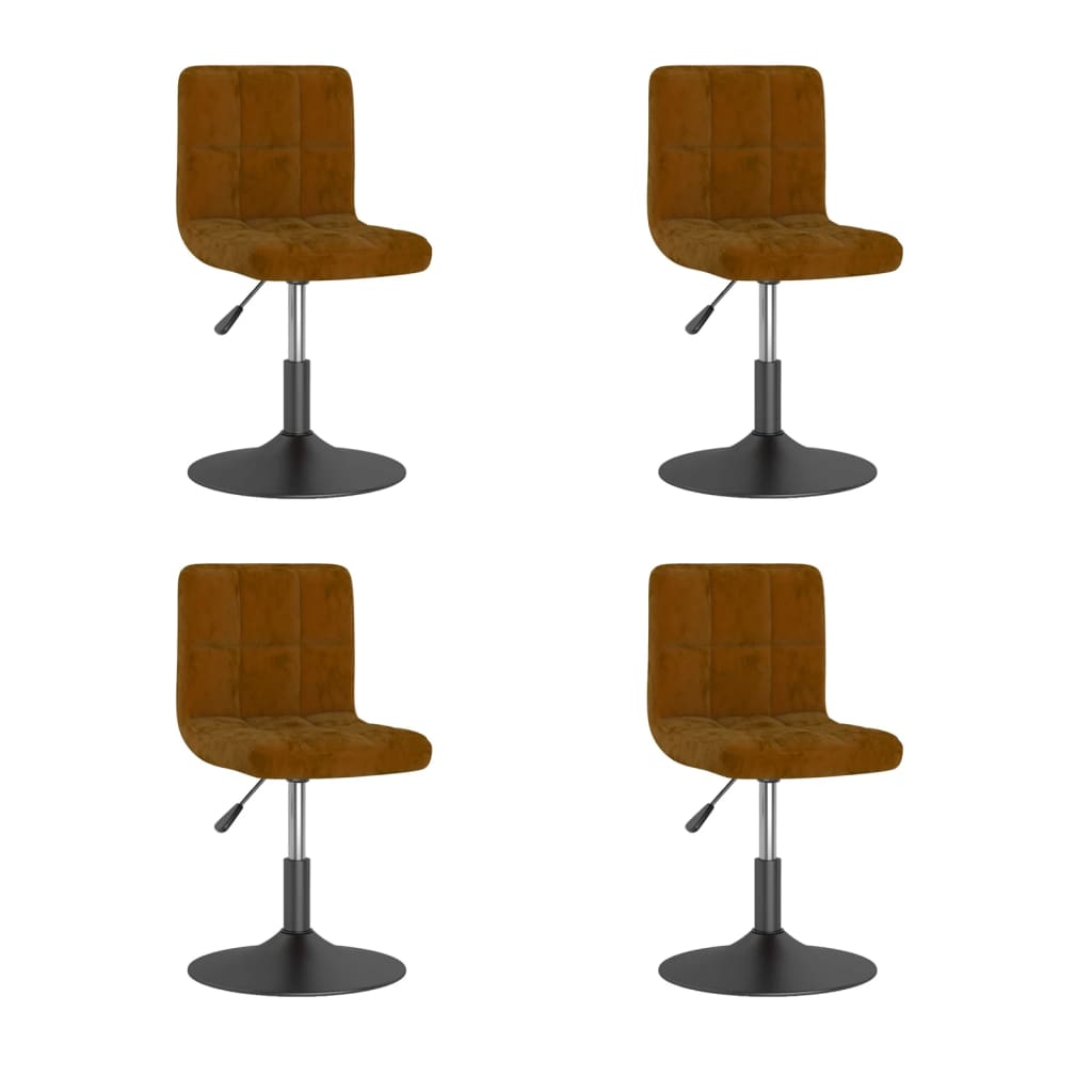 Silla De Comedor Giratoria De Terciopelo