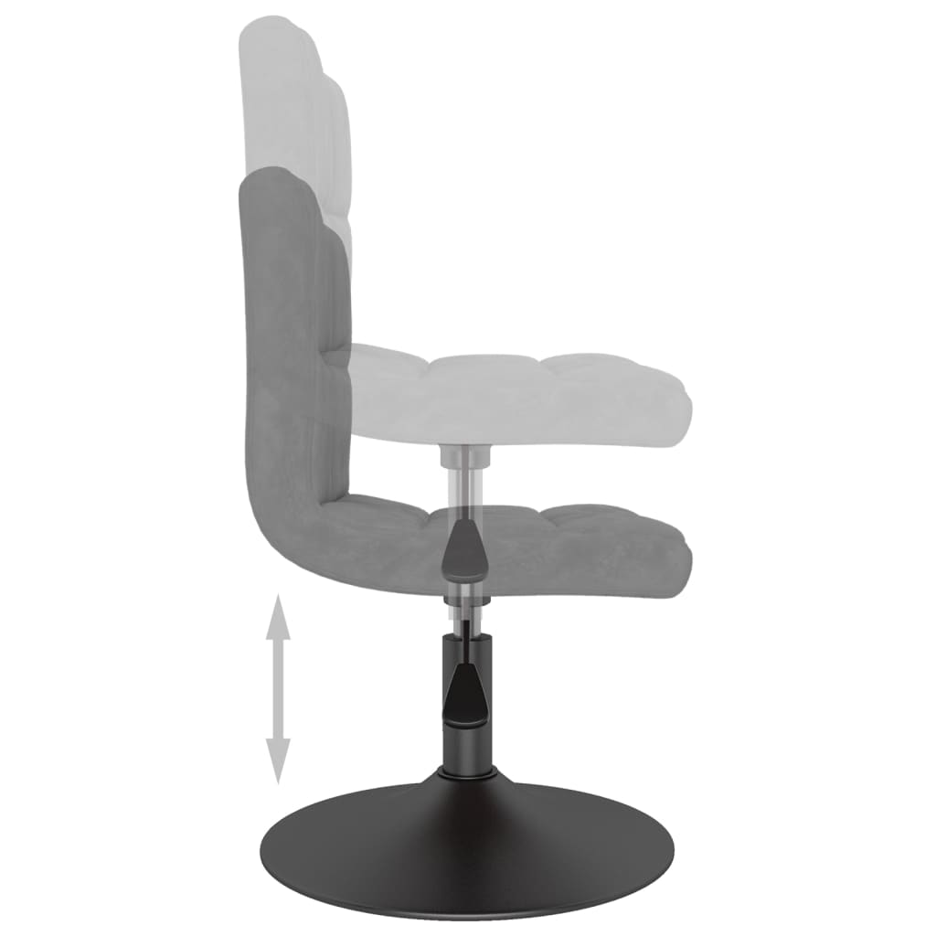 Silla De Comedor Giratoria De Terciopelo