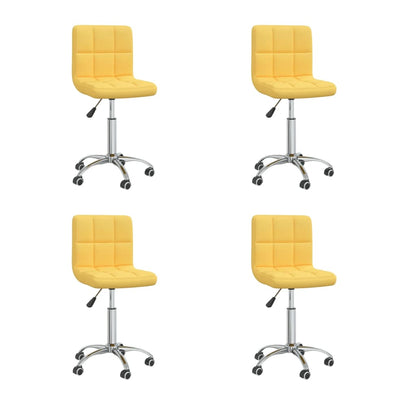 Silla De Comedor Giratoria Tela