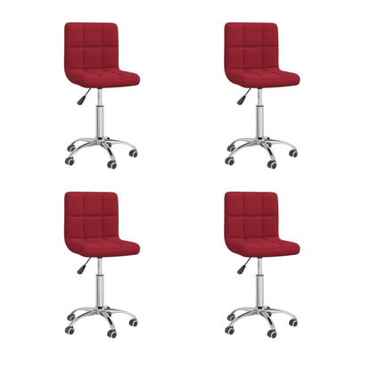 Silla De Comedor Giratoria Tela
