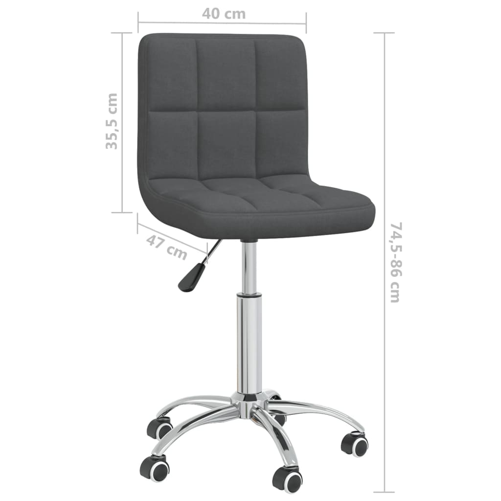 Silla De Comedor Giratoria Tela