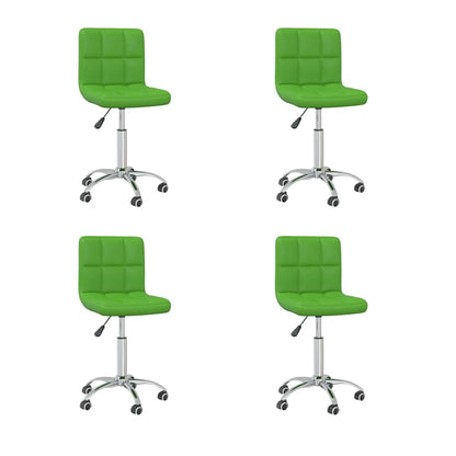 Silla De Comedor Giratoria Cuero Sintético