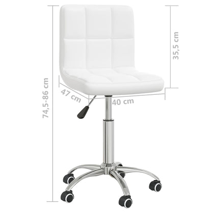 Silla De Comedor Giratoria Cuero Sintético