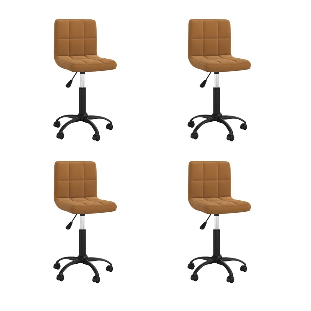 Silla De Comedor Giratoria De Terciopelo