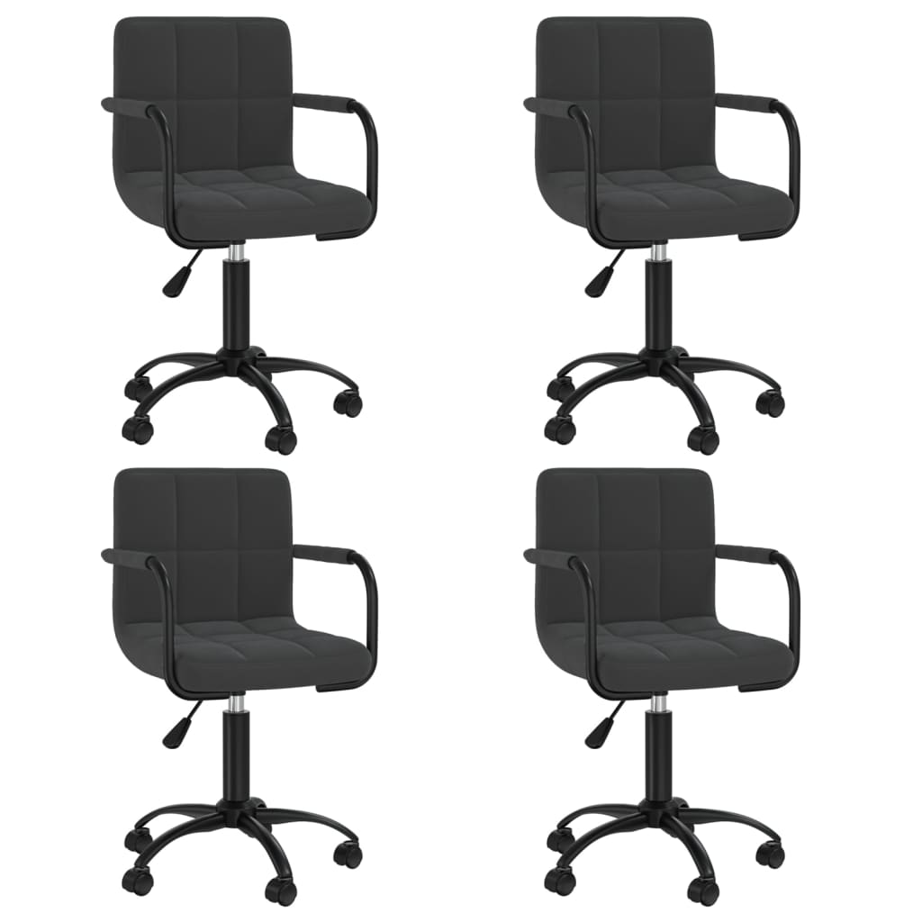 Sillas De Comedor Giratorias 2 Uds De Terciopelo