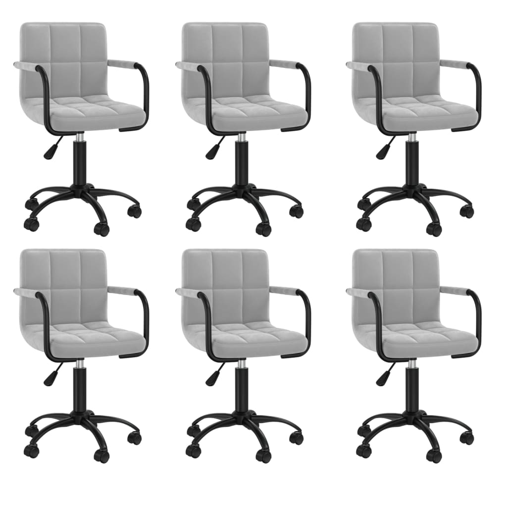 Sillas De Comedor Giratorias 2 Uds De Terciopelo