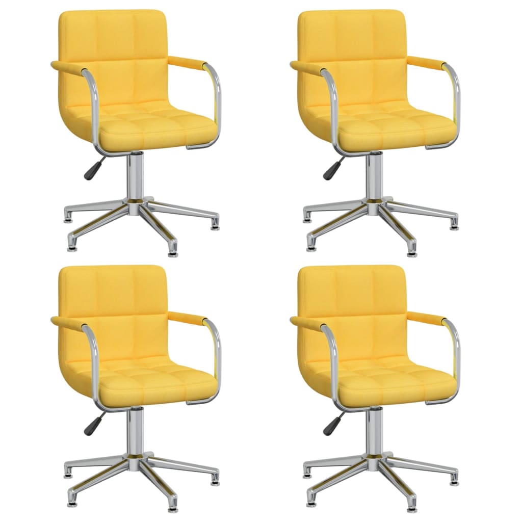 Silla De Comedor Giratoria Tela