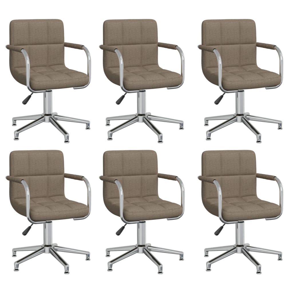 Silla De Comedor Giratoria Tela