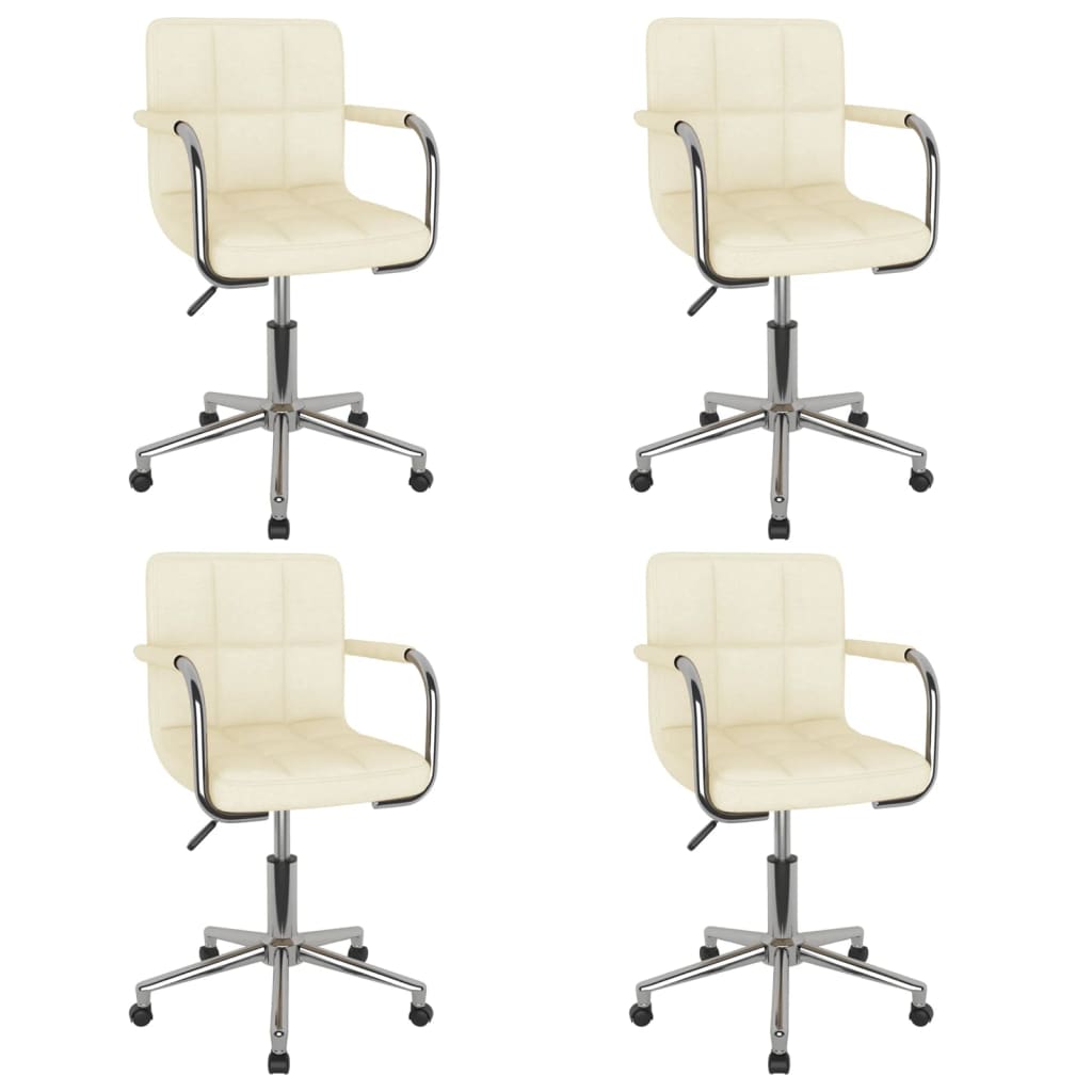 Silla De Comedor Giratoria Tela