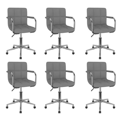 Silla De Comedor Giratoria Tela