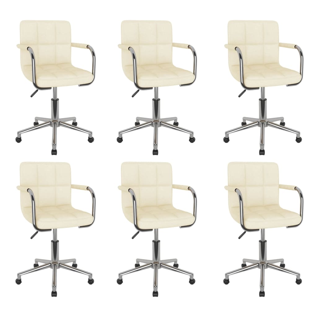 Silla De Comedor Giratoria Tela