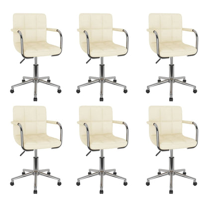 Silla De Comedor Giratoria Tela