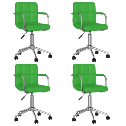 Silla De Comedor Giratoria Cuero Sintético