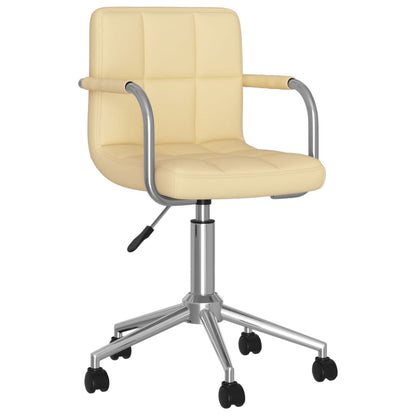 Silla De Comedor Giratoria Cuero Sintético