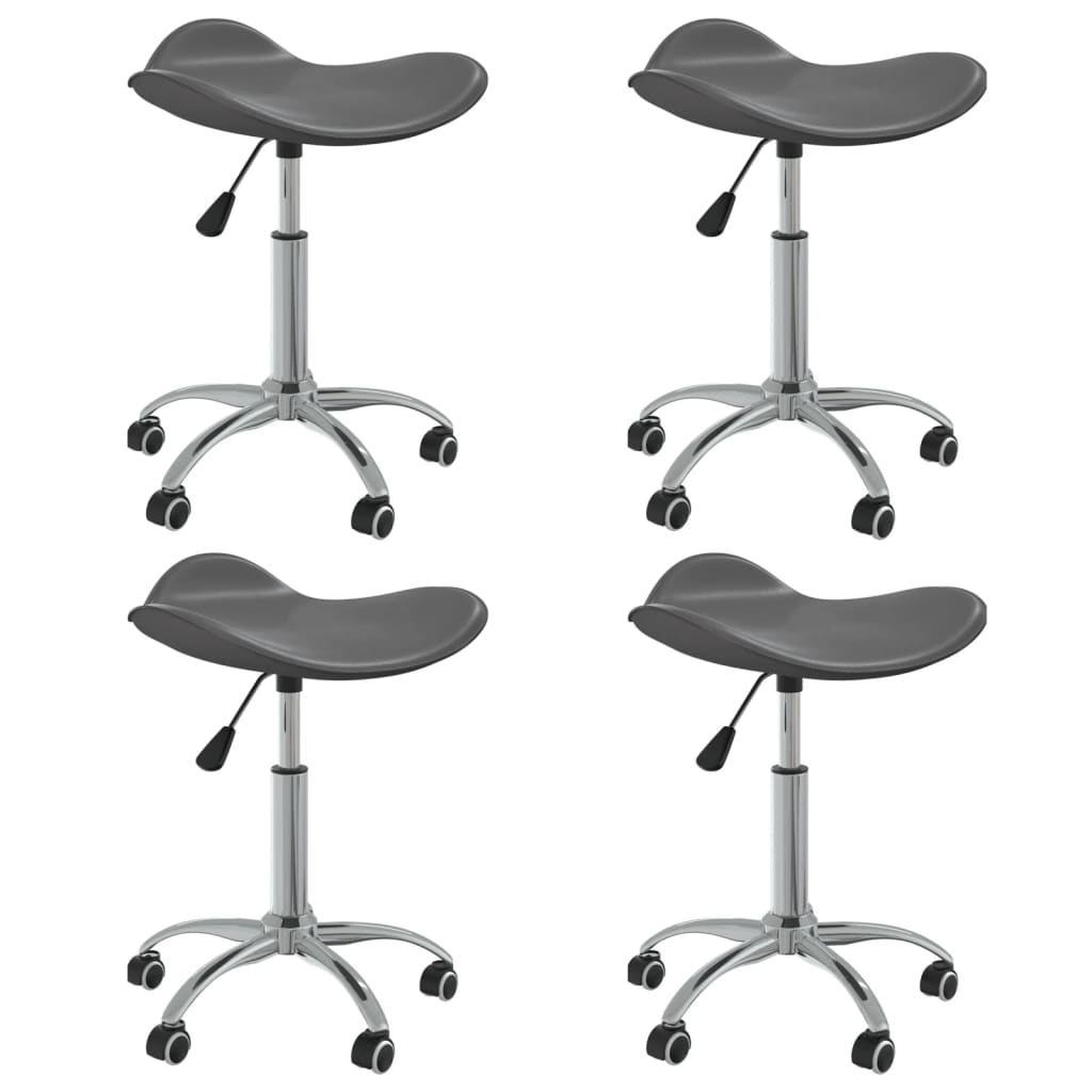 Silla De Comedor Giratoria Cuero Sintético