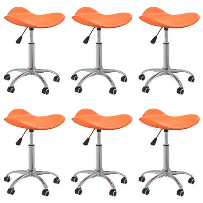 Silla De Comedor Giratoria Cuero Sintético
