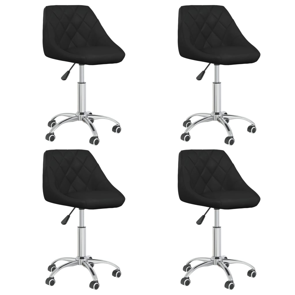 Silla De Comedor Giratoria Cuero Sintético