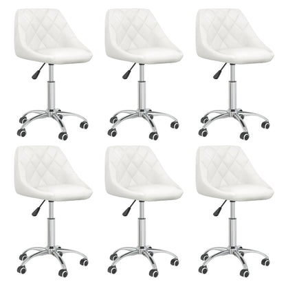 Silla De Comedor Giratoria Cuero Sintético