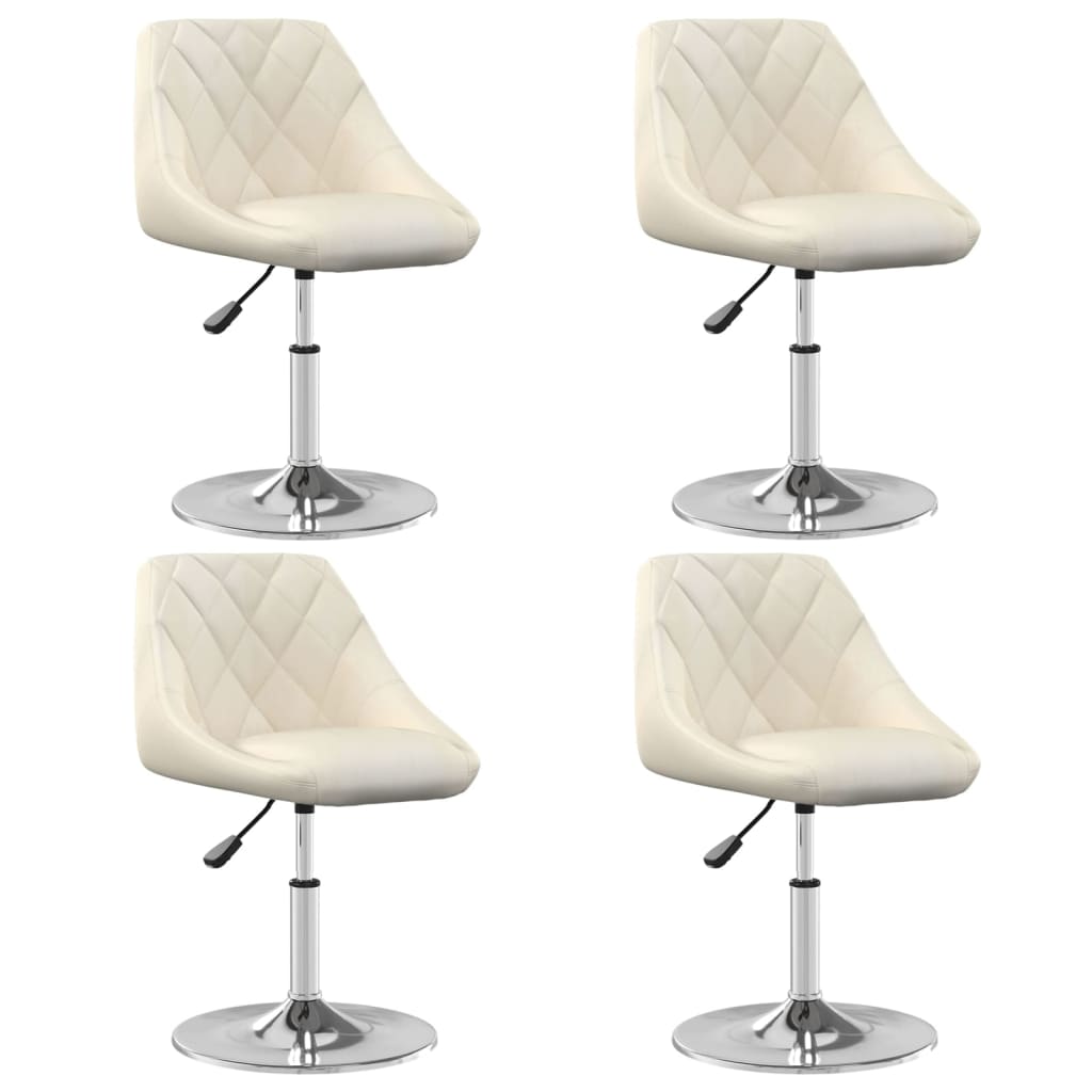 Sillas De Comedor Giratorias 4 Unidades Terciopelo