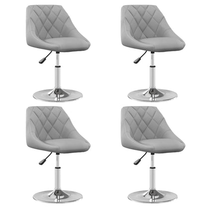 Sillas De Comedor Giratorias 4 Unidades Terciopelo