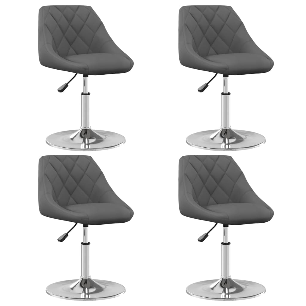 Sillas De Comedor Giratorias 4 Unidades Terciopelo