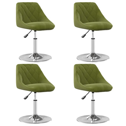 Sillas De Comedor Giratorias 4 Unidades Terciopelo