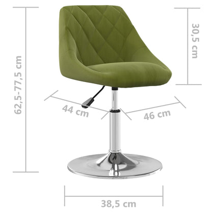 Sillas De Comedor Giratorias 4 Unidades Terciopelo