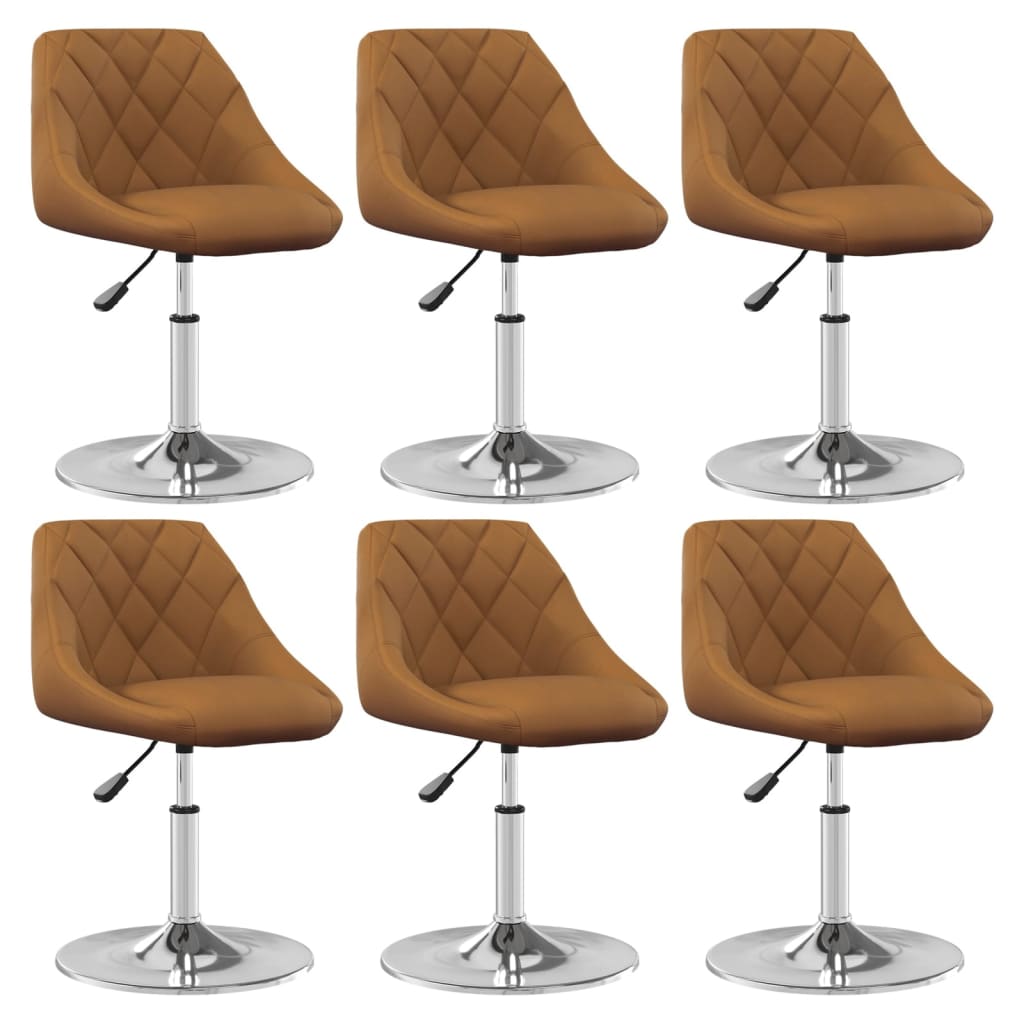 Sillas De Comedor Giratorias 4 Unidades Terciopelo