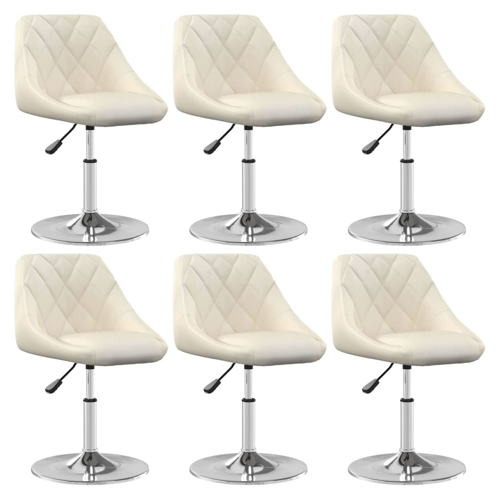 Sillas De Comedor Giratorias 4 Unidades Terciopelo