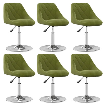 Sillas De Comedor Giratorias 4 Unidades Terciopelo