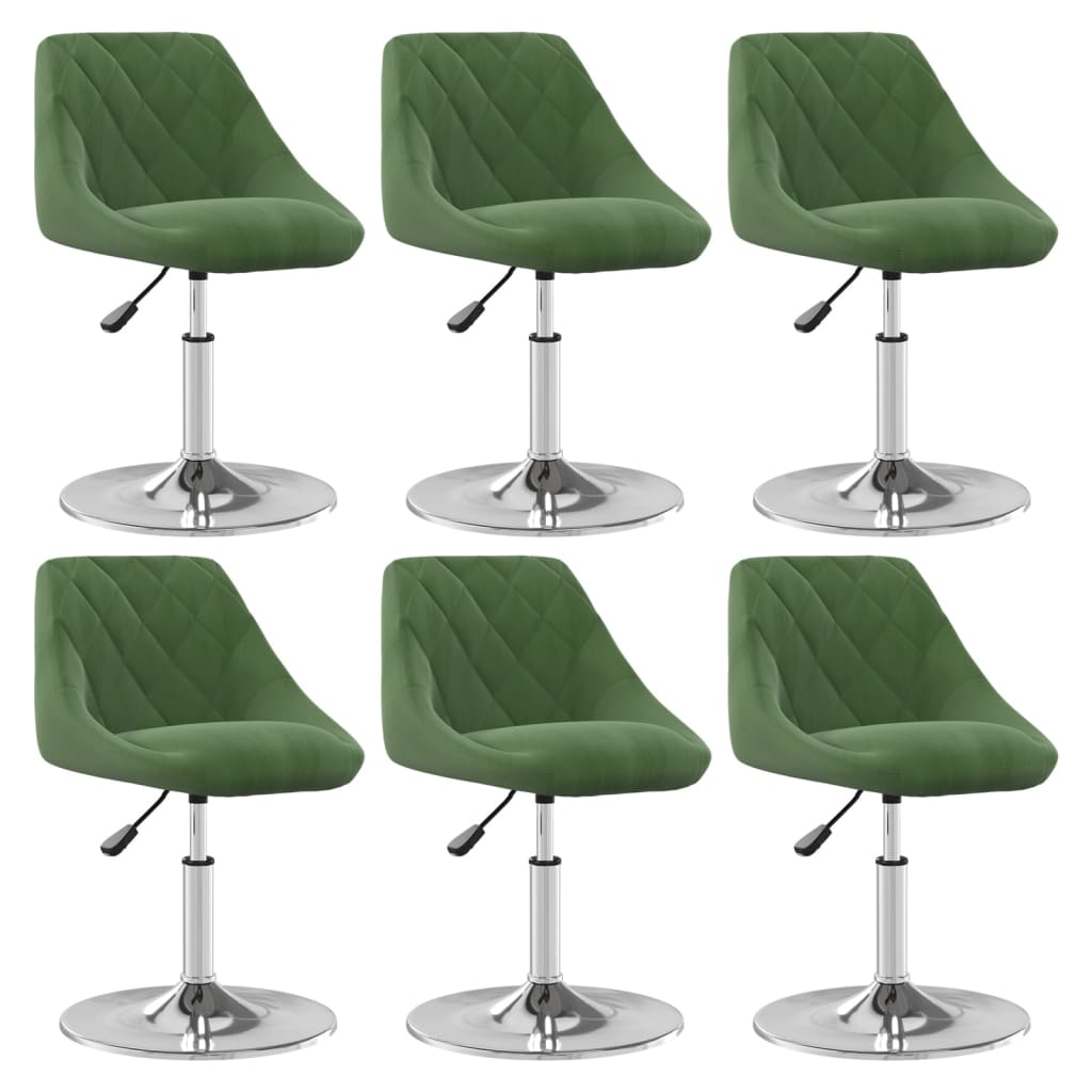 Sillas De Comedor Giratorias 4 Unidades Terciopelo