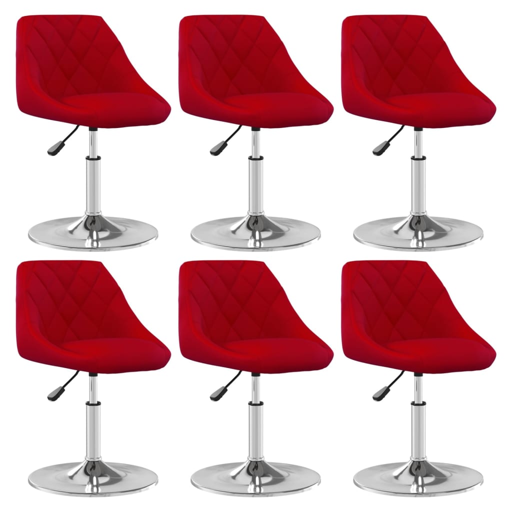 Sillas De Comedor Giratorias 4 Unidades Terciopelo