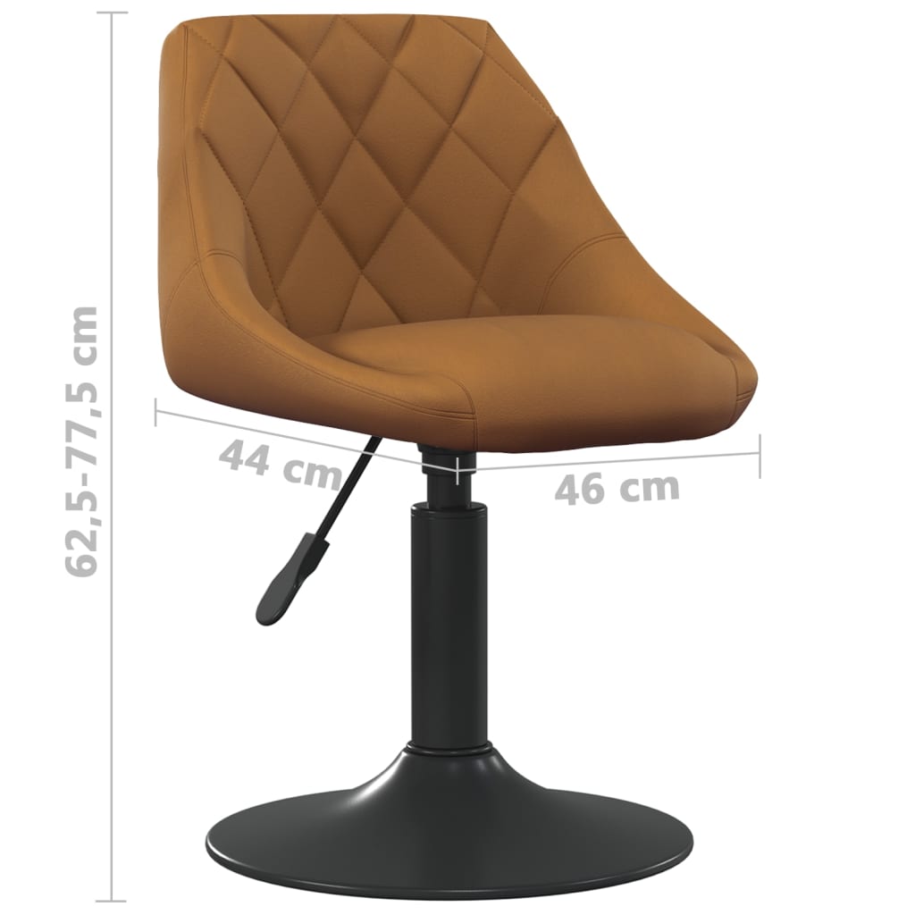 Sillas De Comedor Giratorias 4 Unidades Terciopelo