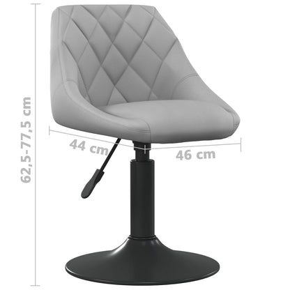 Sillas De Comedor Giratorias 4 Unidades Terciopelo