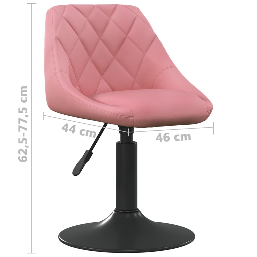 Sillas De Comedor Giratorias 4 Unidades De Terciopelo