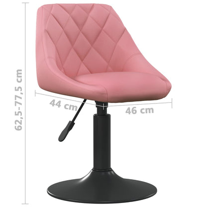 Sillas De Comedor Giratorias 4 Unidades De Terciopelo