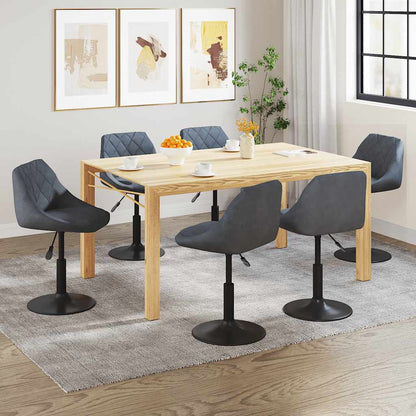 Sillas De Comedor Giratorias 6 Unidades Terciopelo