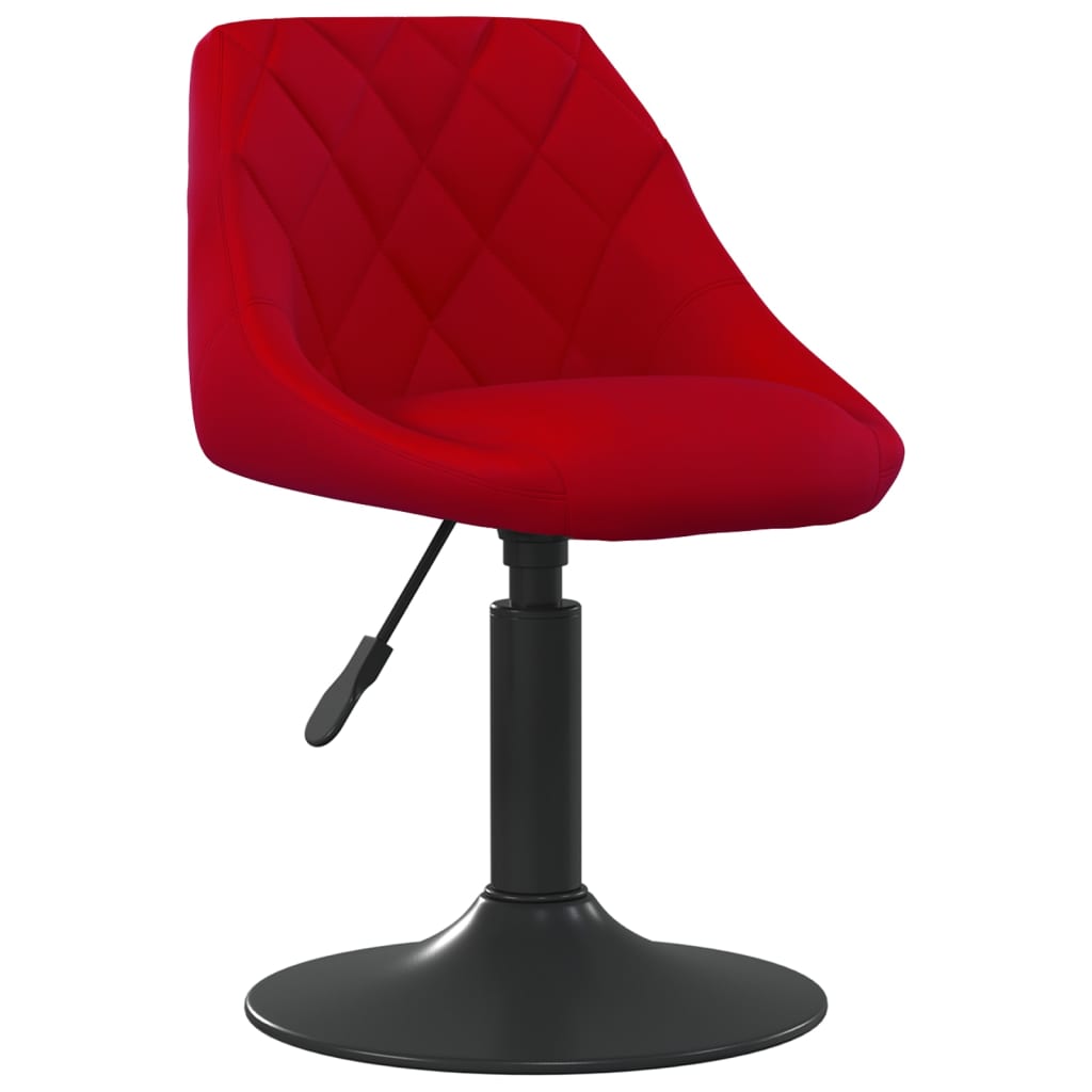 Silla De Comedor Terciopelo Rojo Tinto
