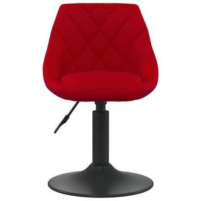 Silla De Comedor Terciopelo Rojo Tinto
