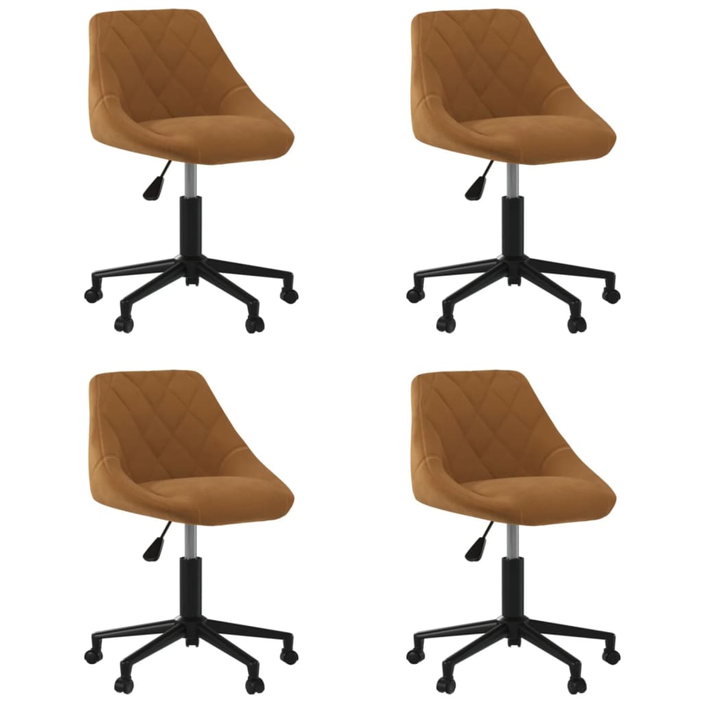 Silla De Comedor Giratoria De Terciopelo