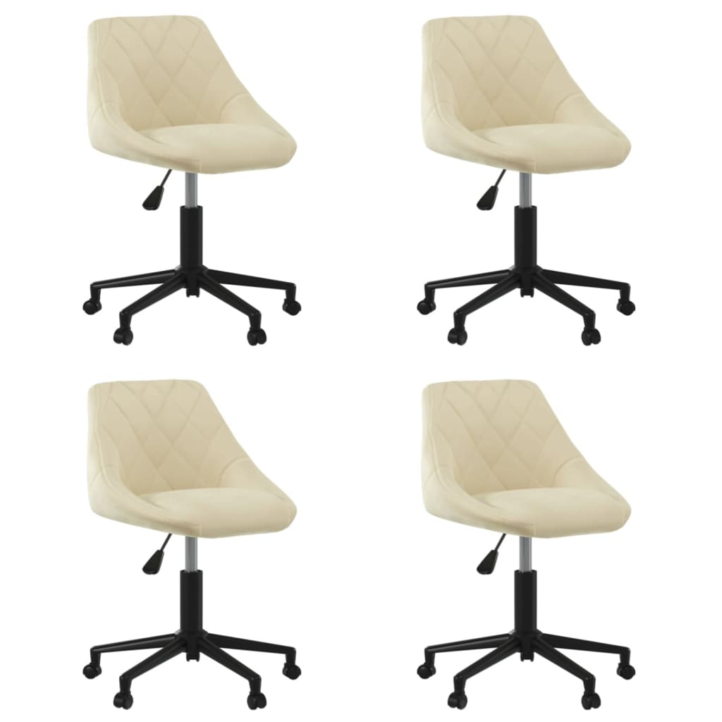 Silla De Comedor Giratoria De Terciopelo