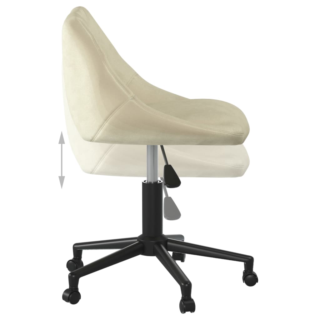 Silla De Comedor Giratoria De Terciopelo