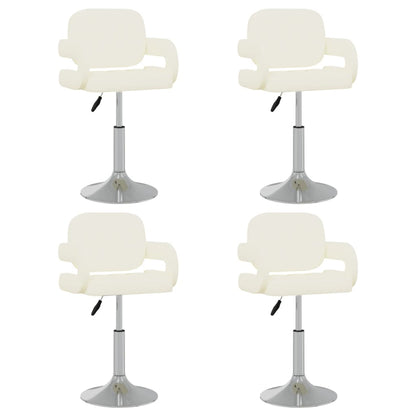 Sillas De Comedor Giratorias 4 Unidades Cuero Sintético