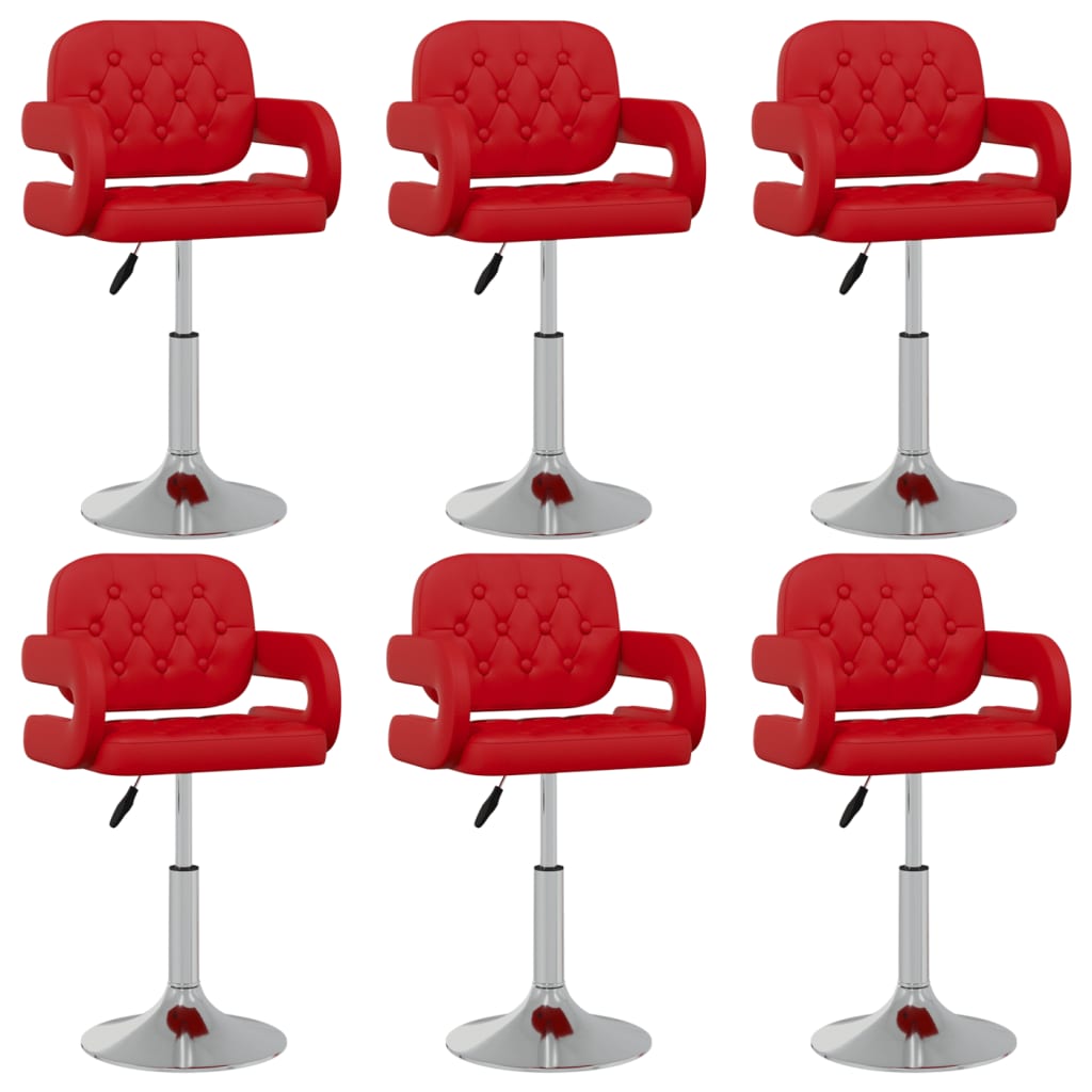 Sillas De Comedor Giratorias 4 Unidades Cuero Sintético