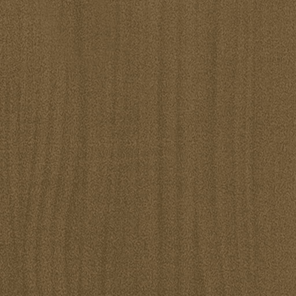 Mesa De Centro Madera Maciza Pino 75X50X33,5 Cm