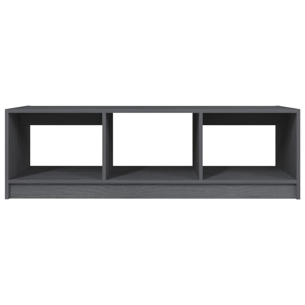 Mesa De Centro De Madera Maciza De Pino 110X50X34 Cm